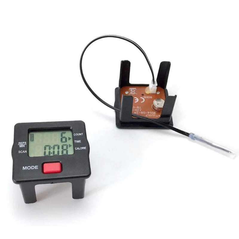 Stepper Counter Meter Monitor Speedometer LCD Display Step Machine Counter for Strength Training Equipment Easy to Use