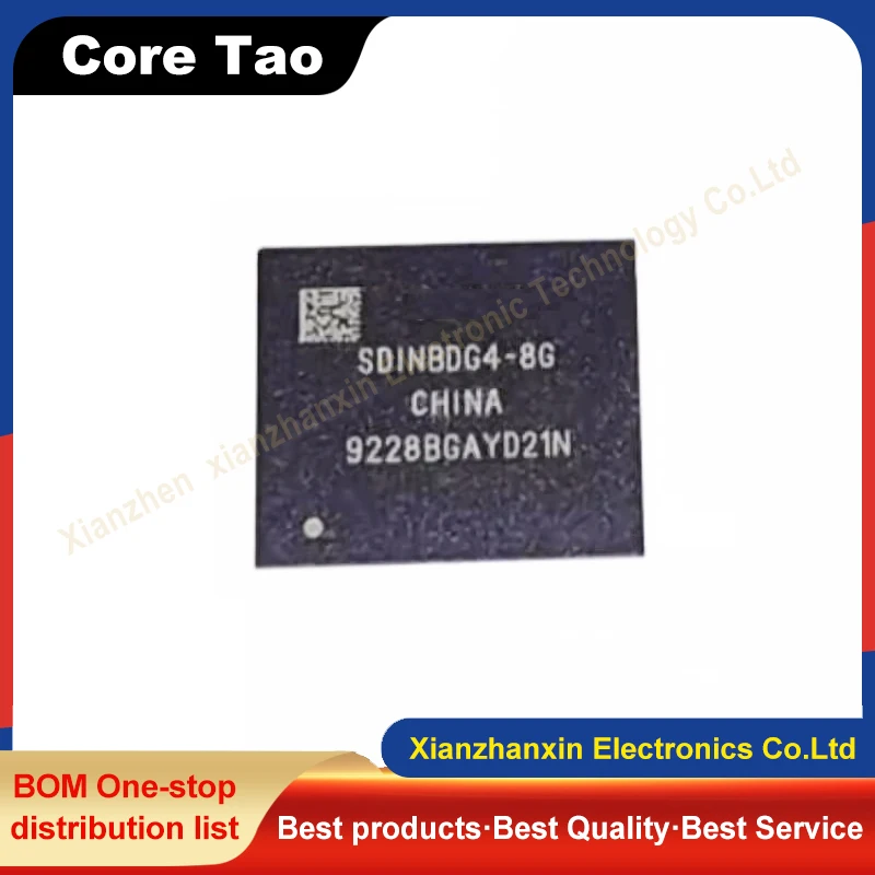 1pcs/lot SDINBDG4-8G SDINBDG4 BGA-153 EMMC 5.1 8GB Memory chip