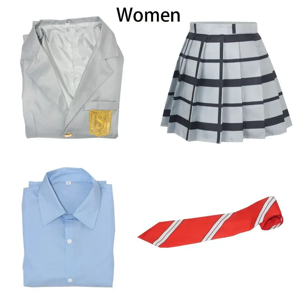 أزياء أنيمي Your Vee في أبريل التأثيرية pour hommes et femmes, Yazono, Kaori Arima, uniforme schoolaire avec jupe 03 trempée