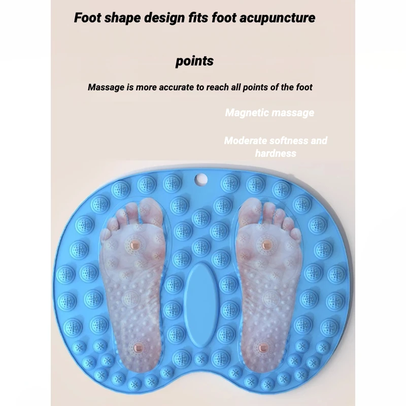 

Finger Press Board, Ultra Slow Running Foot Massage Pad, Toe Press Board, Adult Meridian Walking Foot Soft Silicone Floor Mat