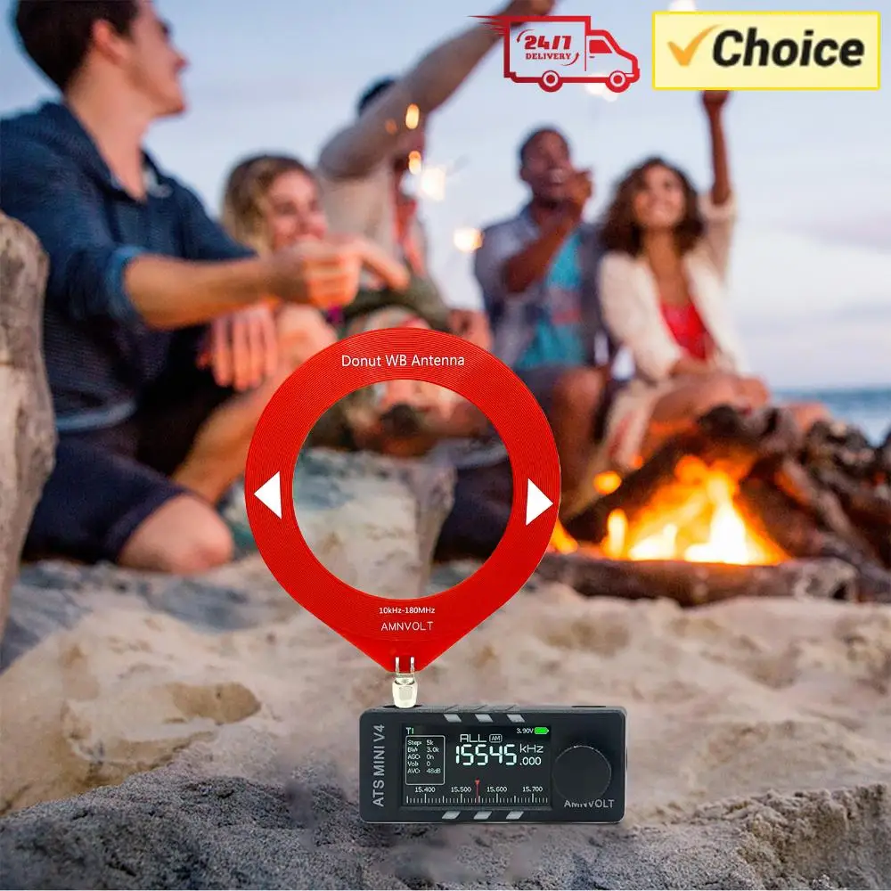 

Полнодиапазонное DSP-радио с усилителем для наушников, транзисторное карманное радио с поддержкой LSB и USB, 1,9-дюймовый IPS-экран для использования в помещении и на улице