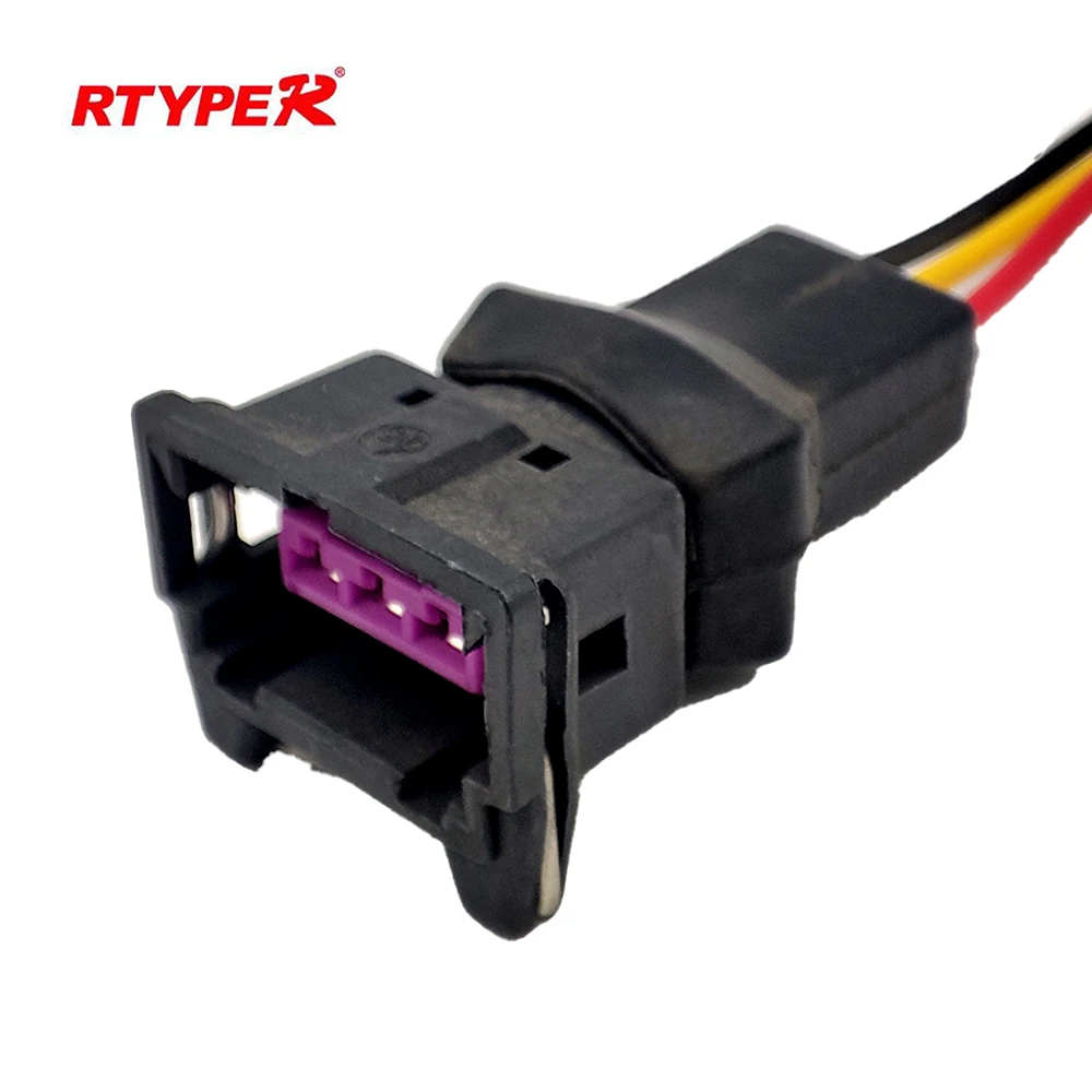 3 Pin Auto Waterproof Wire Harness Plug Crankshaft Camshaft Position Sensor EV1 Fuel Injector Connector 443906233 443906247