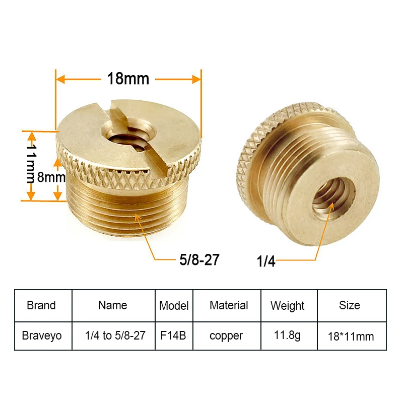 Microphone Accessories Screw 5/8-27 to 3/8-16 1/4-20 Inch Conversion Screw Nut Tripod Adapter Mount for Microphone Stand