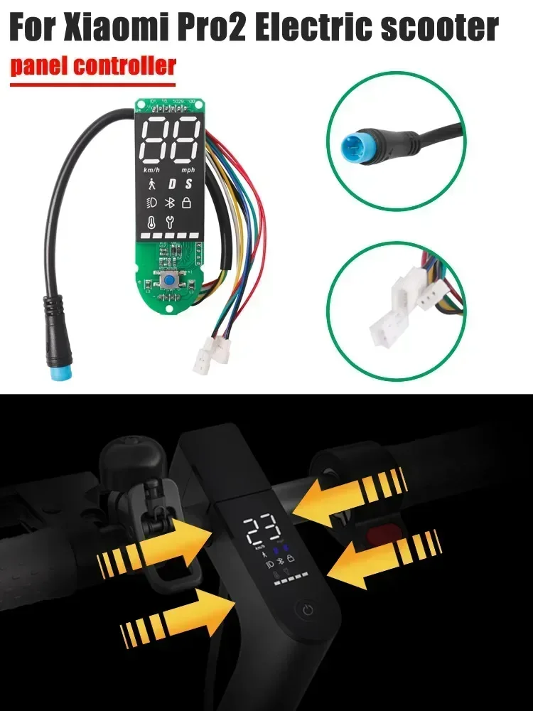 Płytka obwodu Bluetooth V3.0 do kontrolera skutera elektrycznego Xiaomi Pro 2, płyta główna, panel wyświetlacza, osłona. — 2