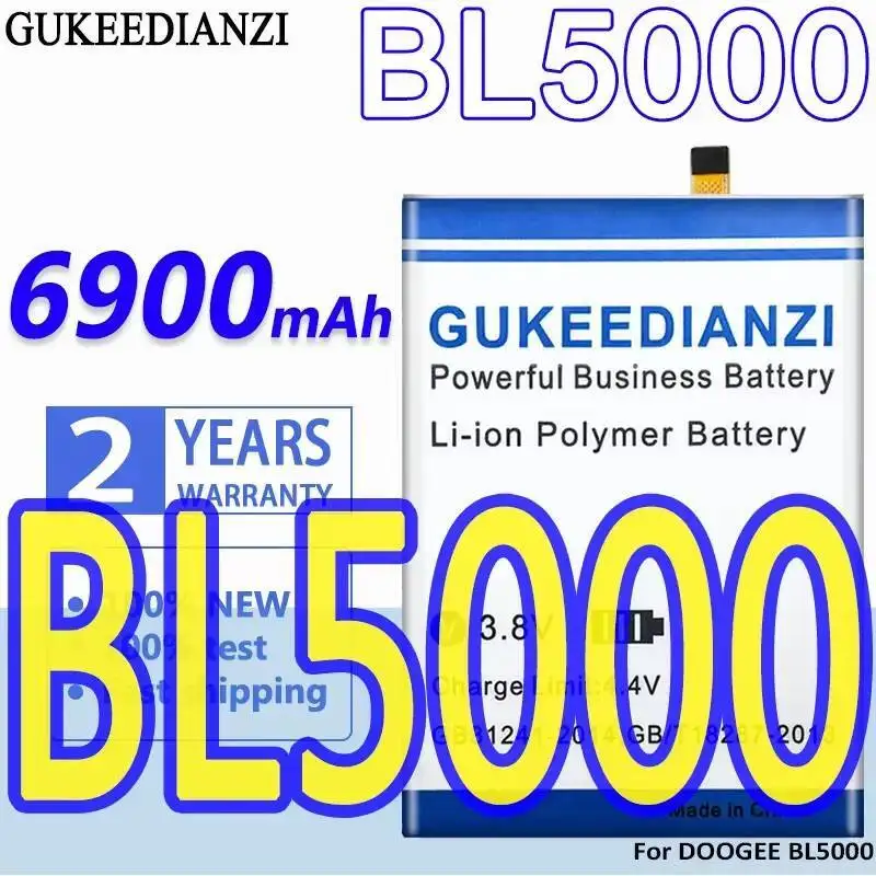 

6900 мАч для Doogee BL5000, надежный блок питания, аккумулятор для мобильного телефона