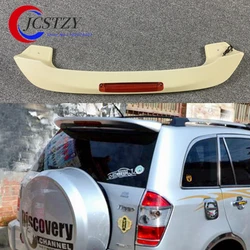 For Toyota Rav 4 Spoiler 2001-2007 Rav4 Spoiler with Light High Quality ABS Material Car Rear Wing Primer Color Rear Spoiler