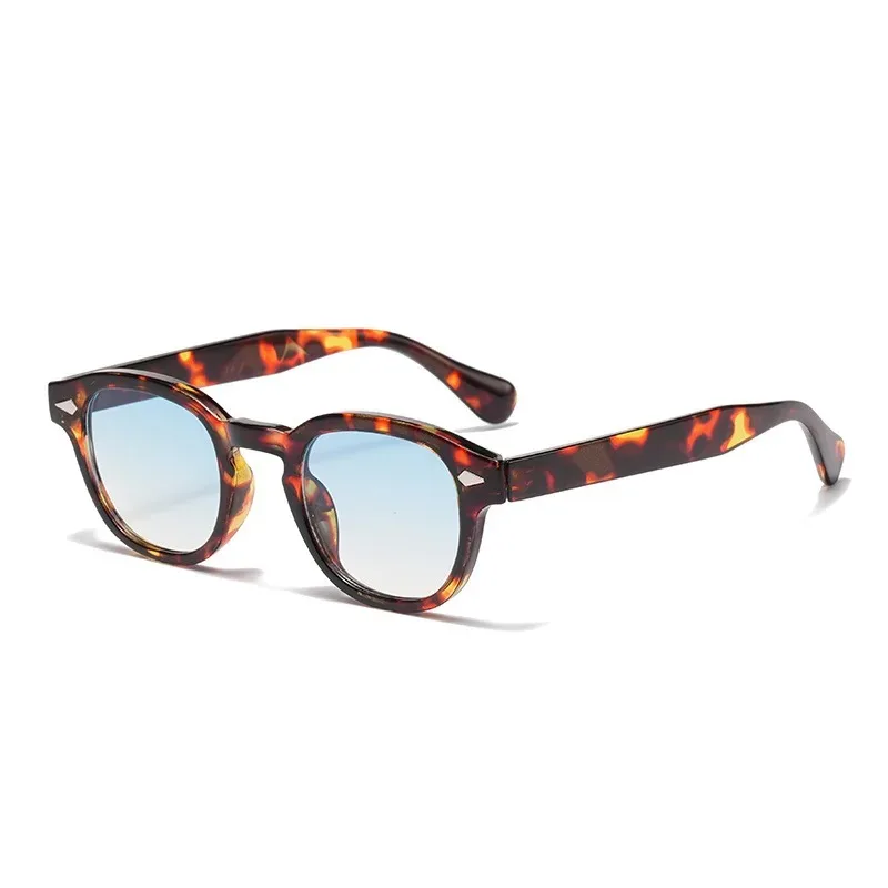 Vintage Round Sunglasses Women Men Retro Rivet Gradient Female Sun Glasses UV400 Square Shades Eyewear view 5