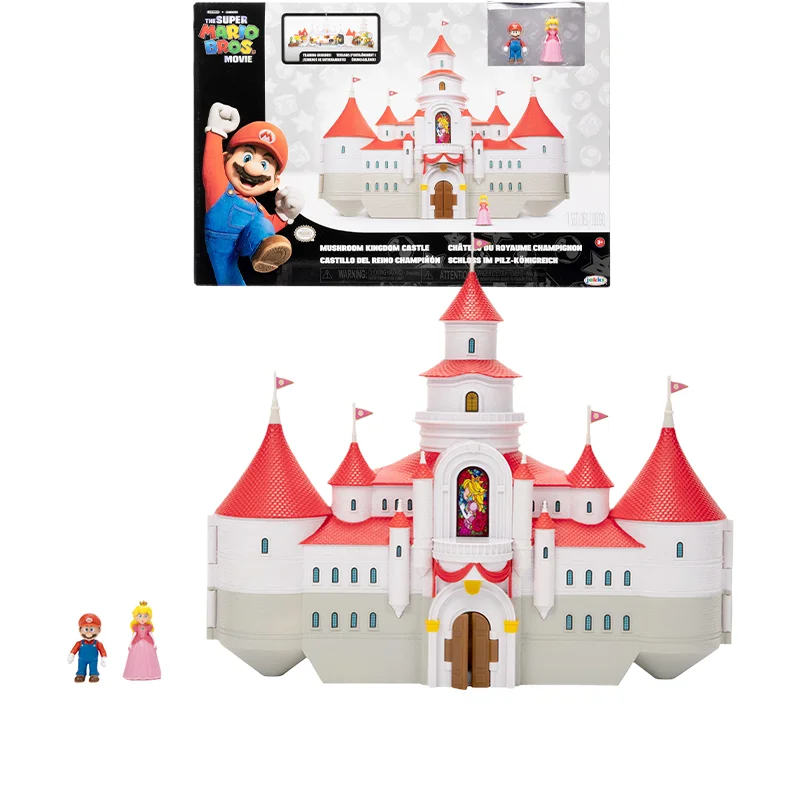 

Фигурка из аниме-фильма Jakks, оригинальная модель роскошного замка, экшн-фигурка, коллекционные игрушки для детей, подарок