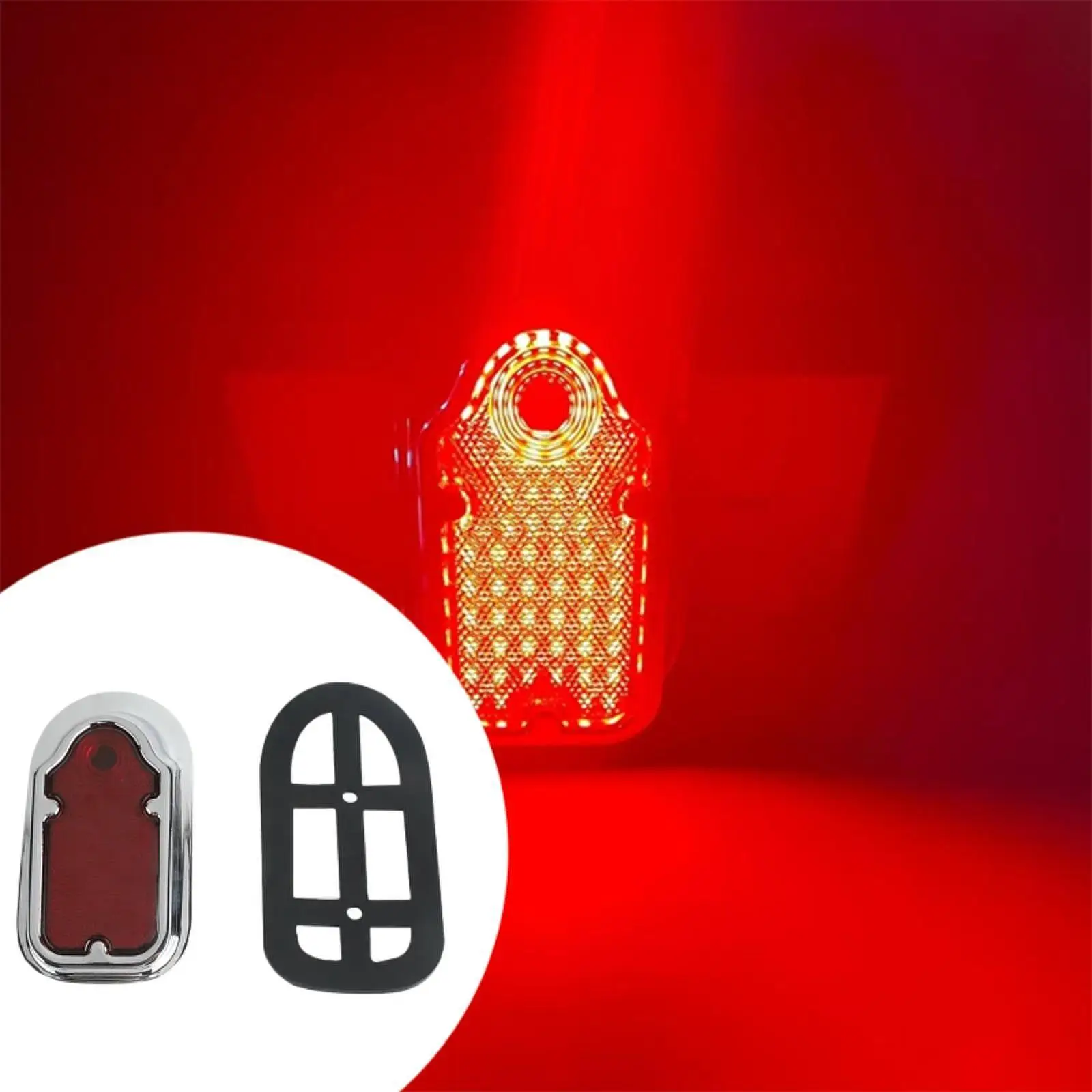 

Motorcycle Brake Tail Light Rear Light Universal Easy Installation Practical
