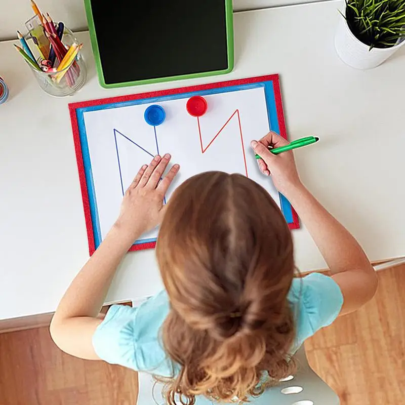 

Brain Training Card 8Pcs Brain Training Stimulating Sensory Development Card Hand-Brain Coordination Card Fine Motor Skills Left