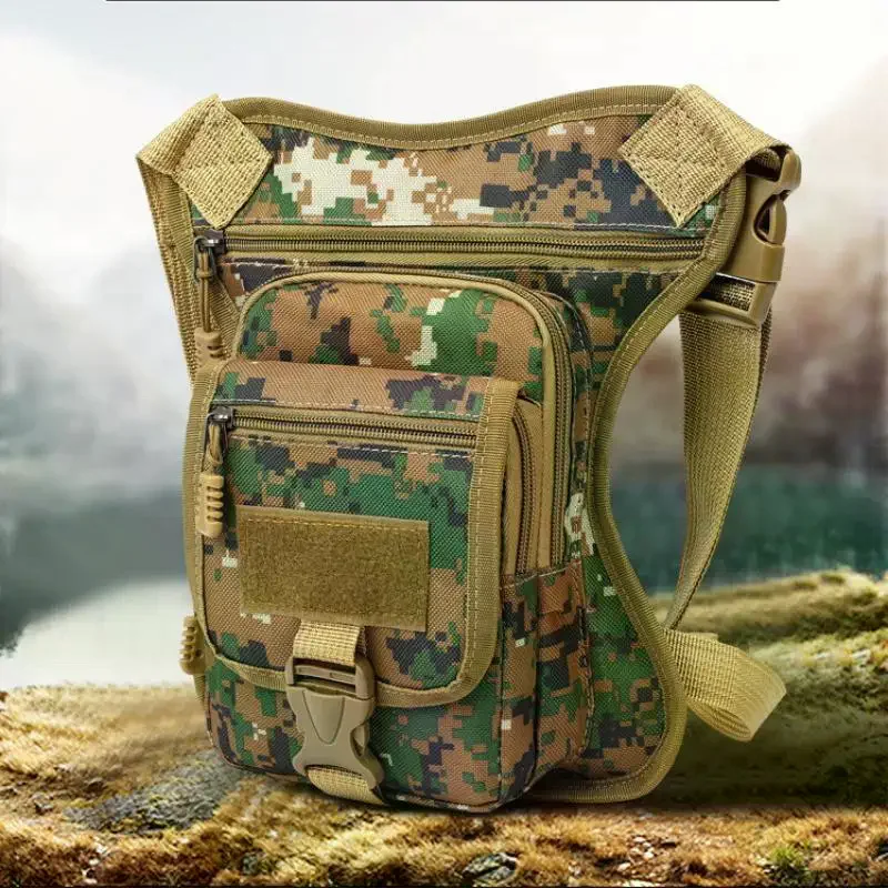 1Pcs Outdoor Multifunctional Hip Belt Waterproof Waist Bags Motorcycle Drop Leg Bag Travel Cycling Hiking Shoulder Body Bag