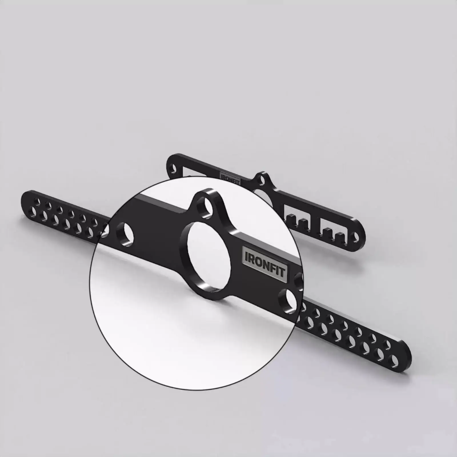 LAT Pull Down Bar with Multiple Holes Multi-Position Grip Pull-down Bar for
