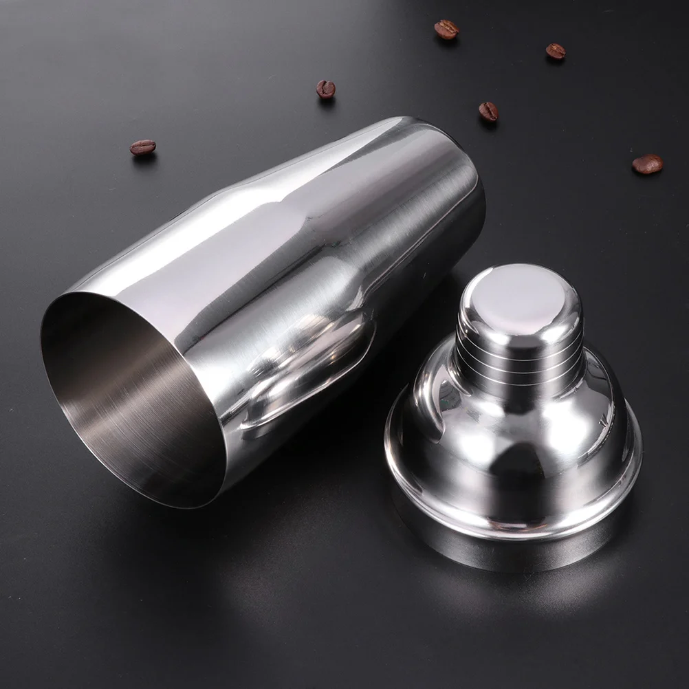 

750Ml Cocktail Stainless Steel Martini Shaker Wine Shaker Bar Tool For Home Bartender Includes Strainer Jigger Cap Rustproof
