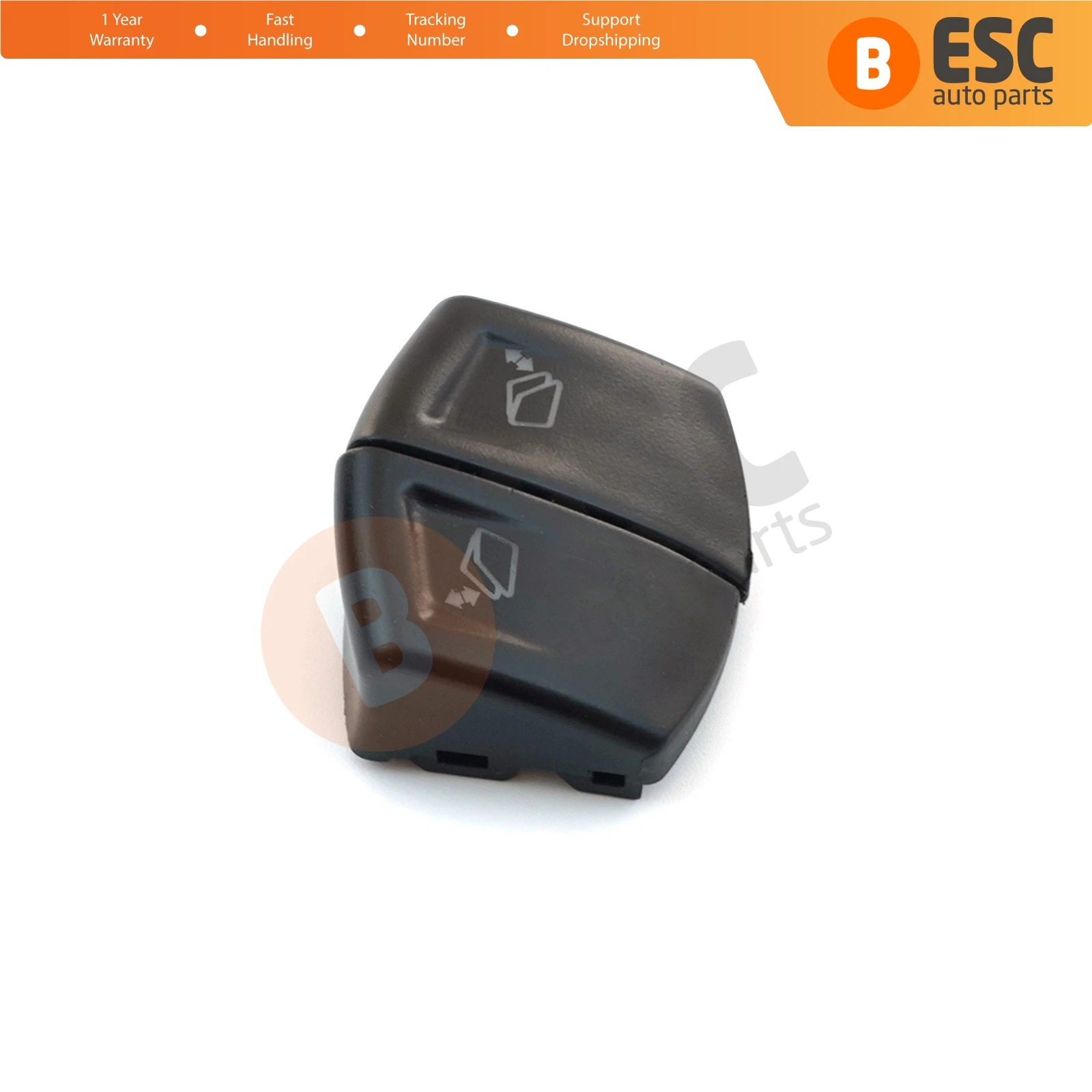 ESC EDP671 2 Pieces Main Window Switch Button Cover Front Left Door For Mercedes W639 Vito Viano 04061254A.8-04061254A.9