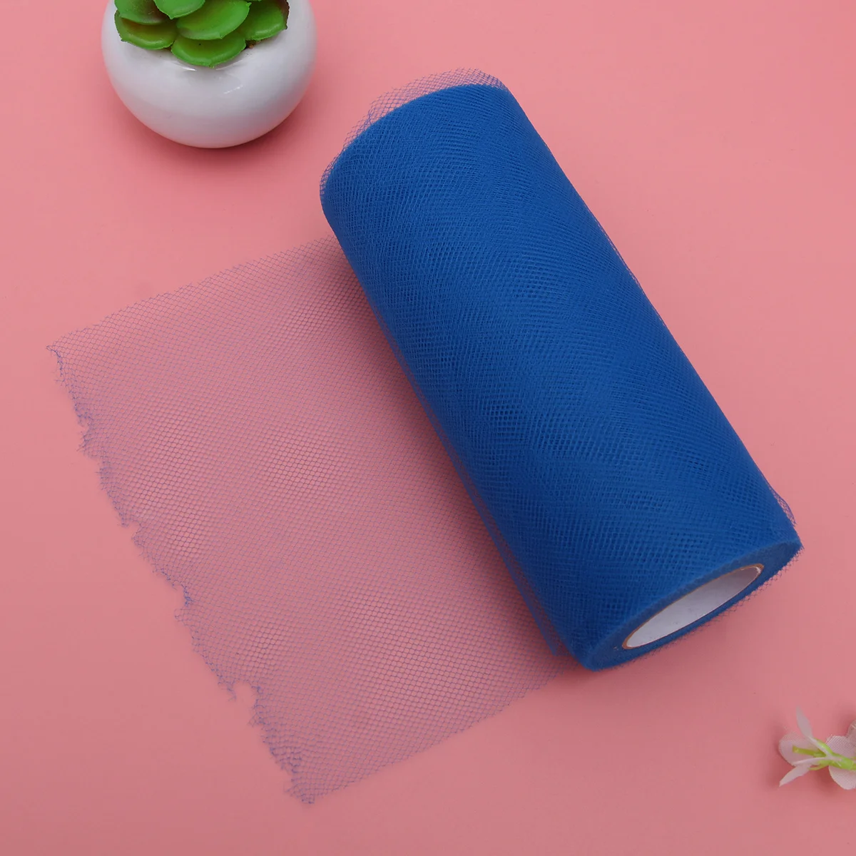 

1pcs 22M 15Cm For Decoration Wedding Party Diy Craft Craft Decoration Tulle Fabric Tulle Roll Handicraft Sewing Material