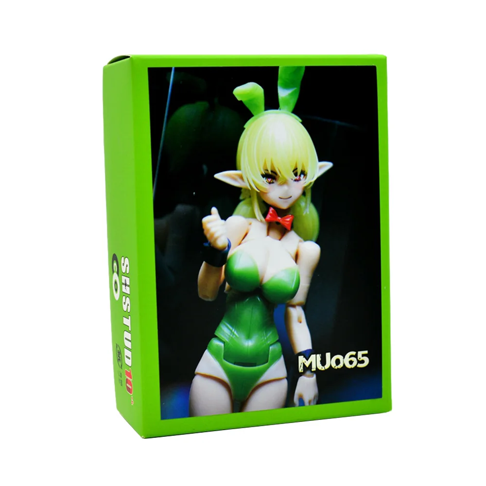 SH MU065 Machine Girl Goddess Device Fairy Green Rabbit Ears Set Resin GK Modified Parts Model