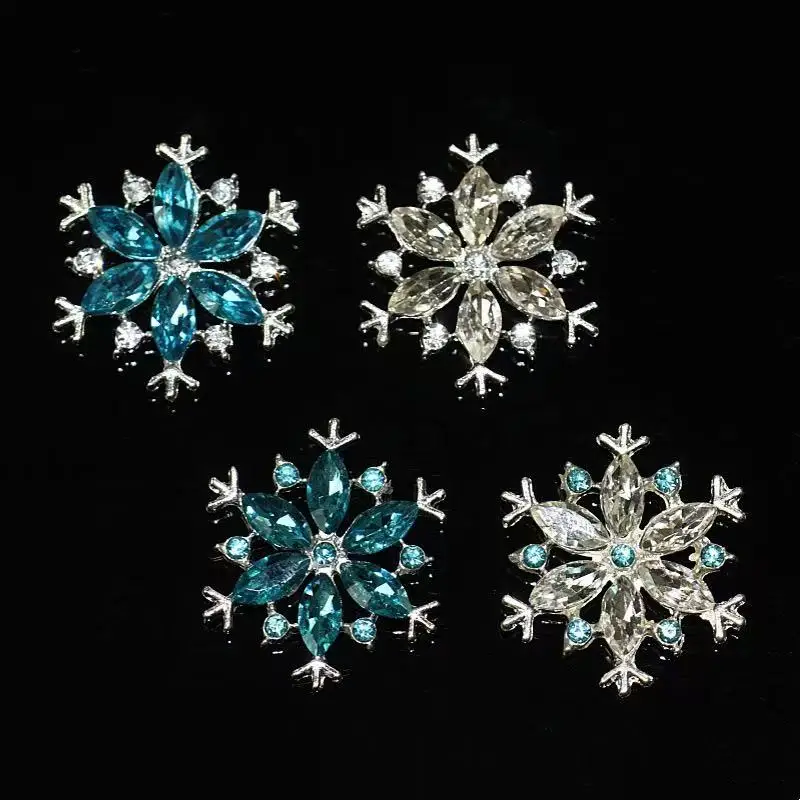 

Ювелирные аксессуары из сплава, снежинка Аиша, рождественские украшения, материал банта «сделай сам»