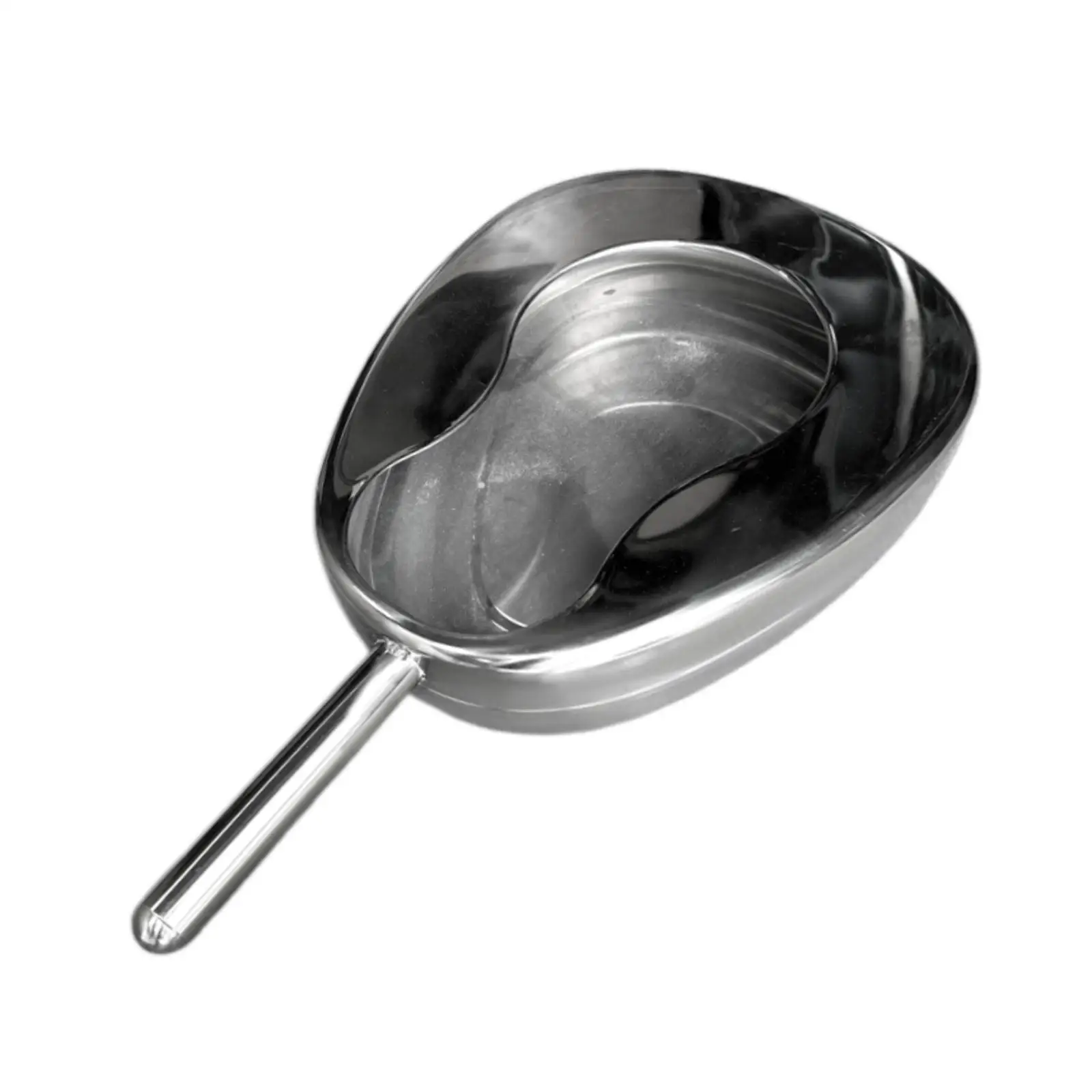 حاوية تبول ناعمة من الفولاذ المقاوم للصدأ لسرير المسنين للرجال والنساء بدون غطاء #1