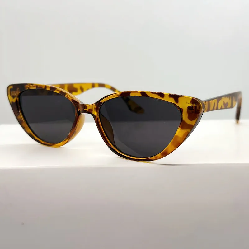 OEC CPO Cat-Eye-Sonnenbrille mit Leopardenmuster, kleiner Rahmen, UV400-Schutz, modische Farbtöne für Damen, trendige Brillen für Herren – Detail 8