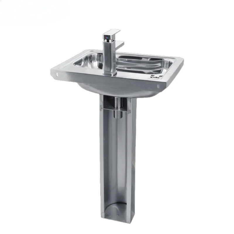 

Stainless steel column basin manufacturers custom factory large kitchen public integrated landing