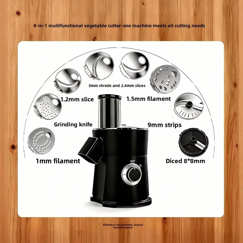 Cross-border electric automatic salad machine sells well in the Middle East, multi-functional household kitchen appliances,