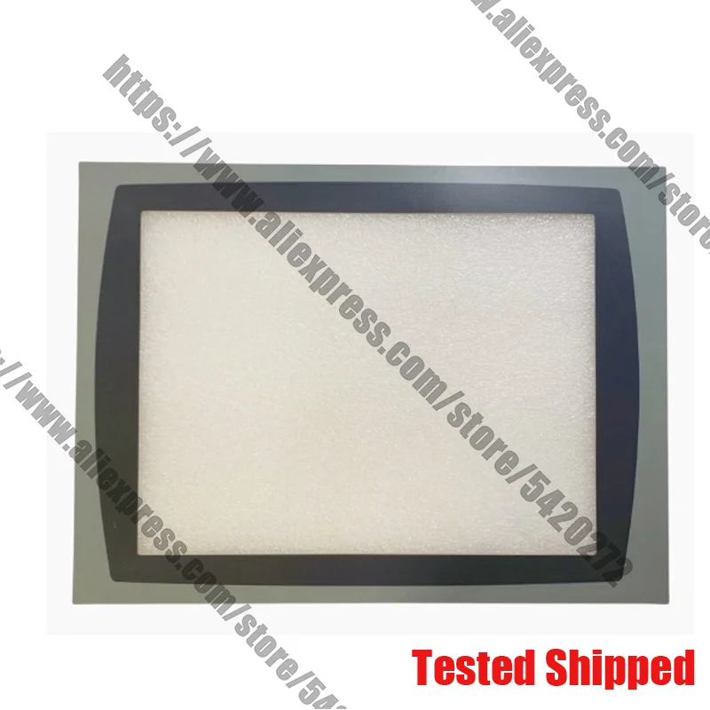 전면 오버레이 보호 필름이있는 2711P-T15C4D2TP 2711P-T15C4D8TP 용 새 원본 터치 스크린 패널 PanelView Plus 1500