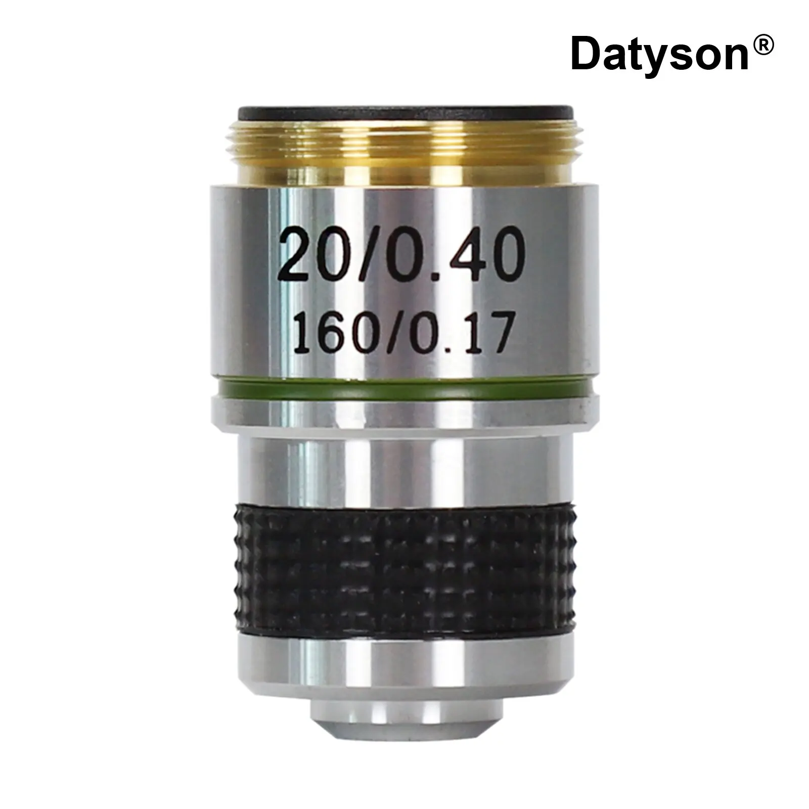 Datyson W2X0036H, structure en laiton haut de gamme, filetage RMS, objectif de microscope 20X