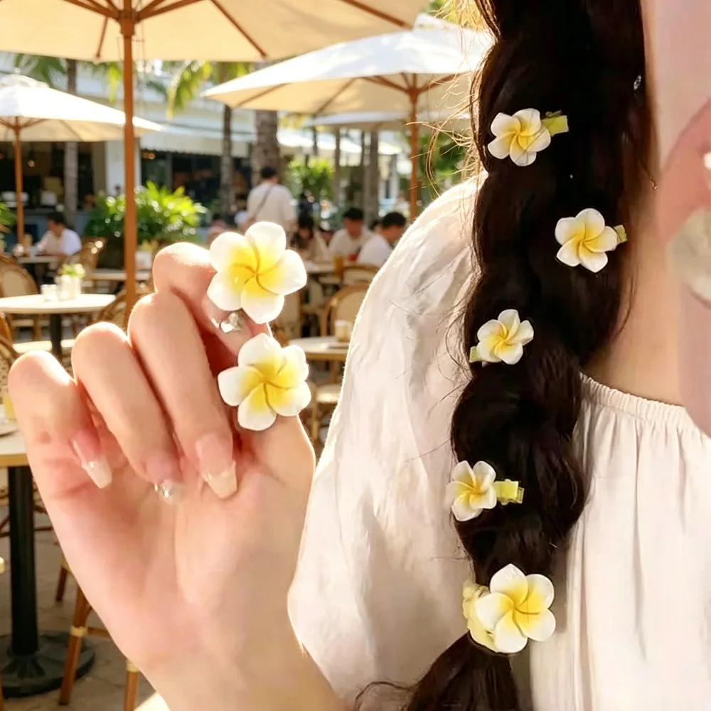 

5PCS/set Hairpin Flower Festival Hair Clip Small Mini Cute Hair Accessories Girls Ponytail Styling Hair Clip Fashion Hairpin