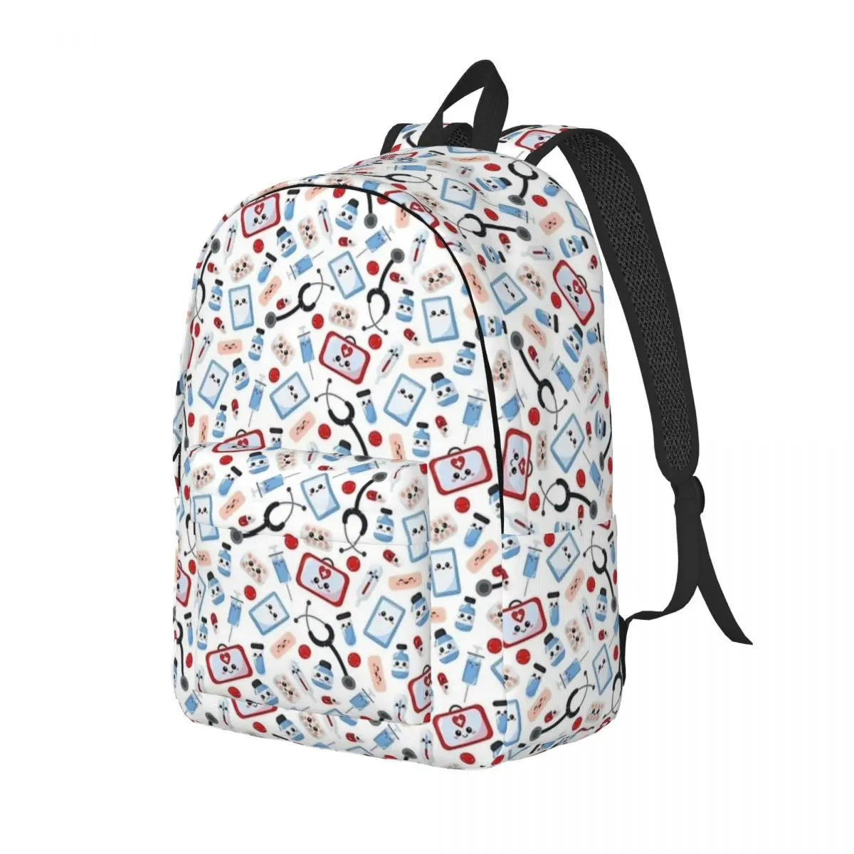 Sac à dos en toile pour adolescents, sac à dos médical, sac à dos extérieur, école primaire, lycéen, amour, infirmière