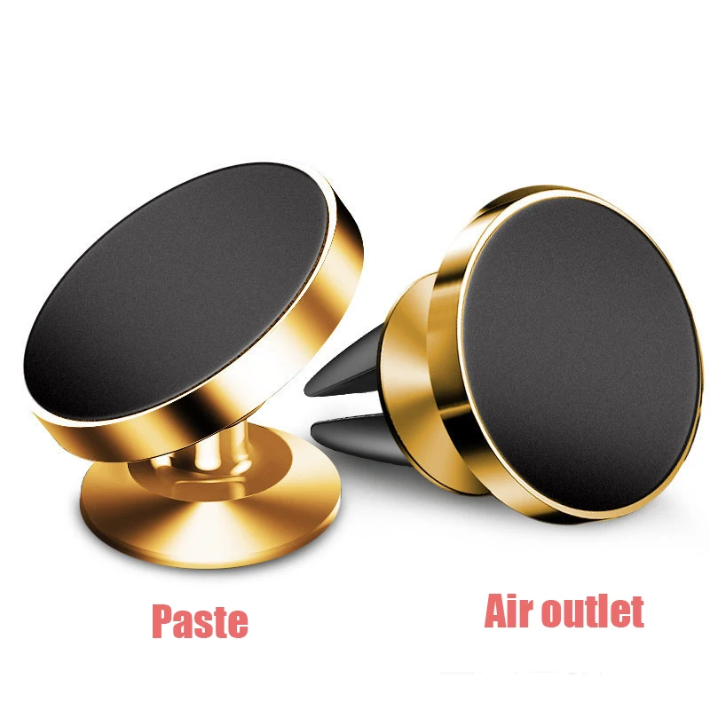 Car Phone Holder Air Vent Clip Mount Multifunctional 360° Rotatable Embed Auto GPS Cell Phone Stand Holder For Mobile Mount