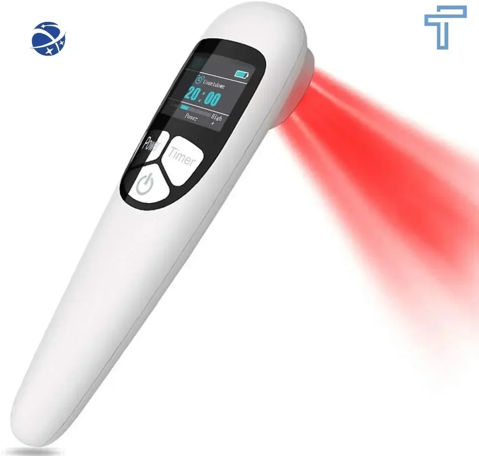 

Human Pet Pain Relief Handheld Red Light LED Infrared Light 650nm Cold Laser Therapy Rehabilitation Device