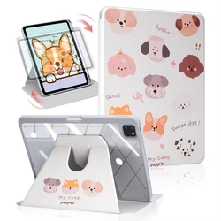 360° Rotation Cover for Air4 Air5 10.9in Case for iPad 10th Gen 7th/8th/9th 10.2in Pro11 Pro12.9 iPad 5th/6th 9.7in Mini 6 Case