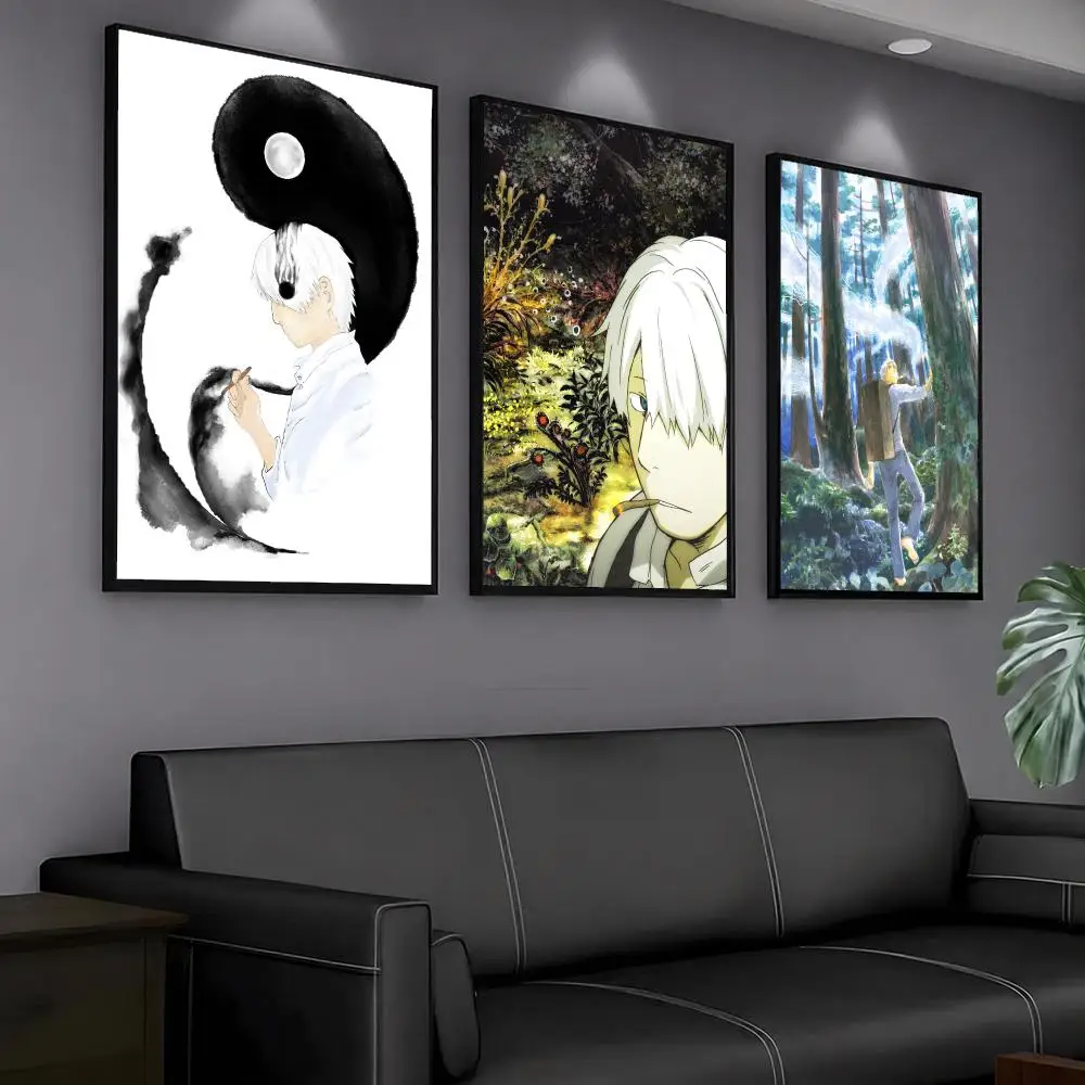 anime M-Mushishi-I Painting Calligraphy Artwork for Living Room Bedroom Office Home Decor view 4