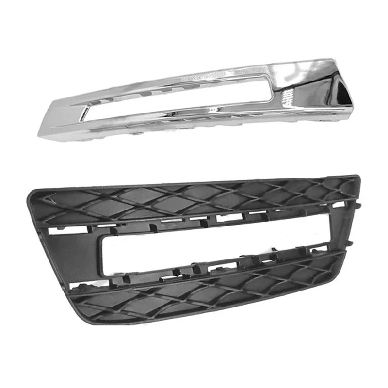 Front Bumper Daytime Running Fog Light Cover Trim Grill For Mercedes Benz GL450 GL350 450