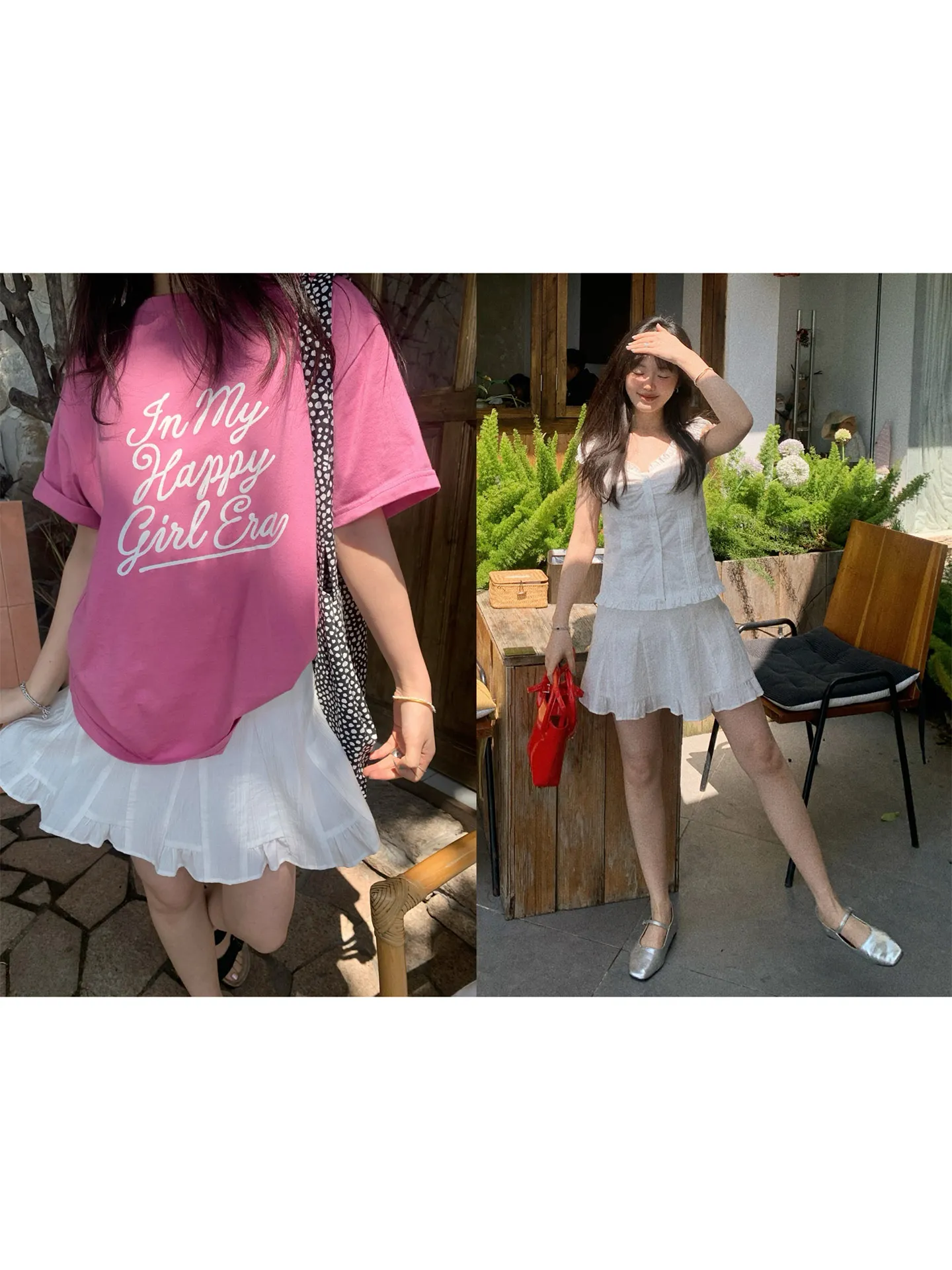 Sweet Girl Short Skirt Wooden  A-Line  Skirt Base Layer Summer Fashion Women's Clothing mid Waist Design Side Zipper