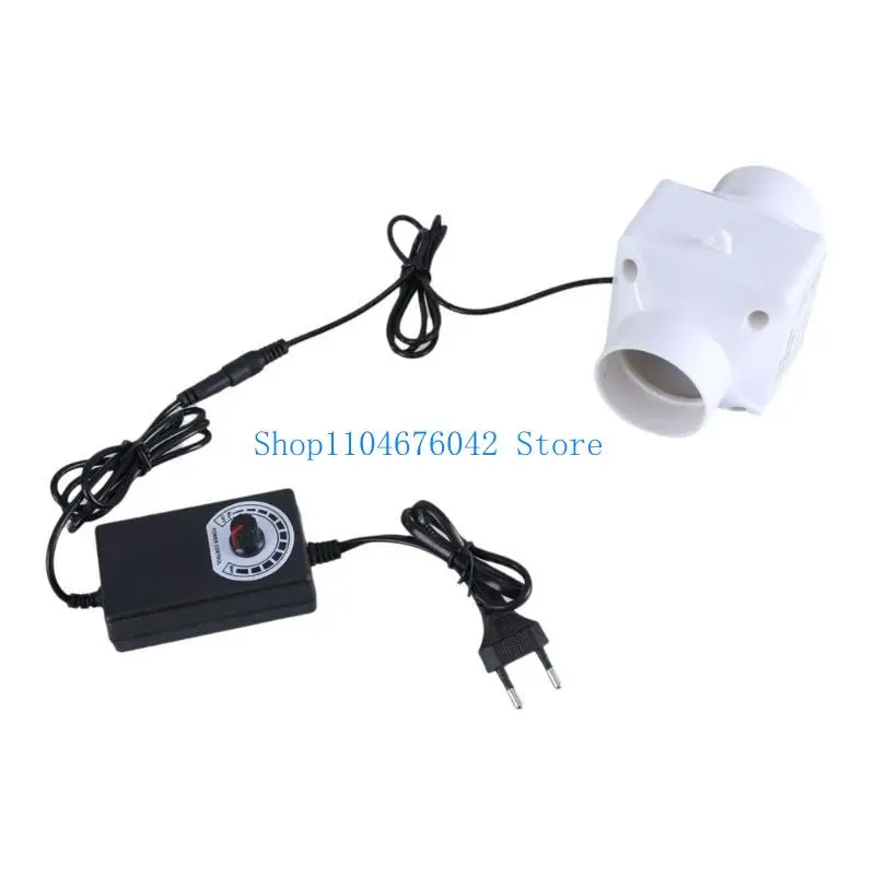 652F 50mm Inline Fan Inline Duct Fan for Efficient Air Circulation in Cinemas and Low Noise Design High Efficiency Fan