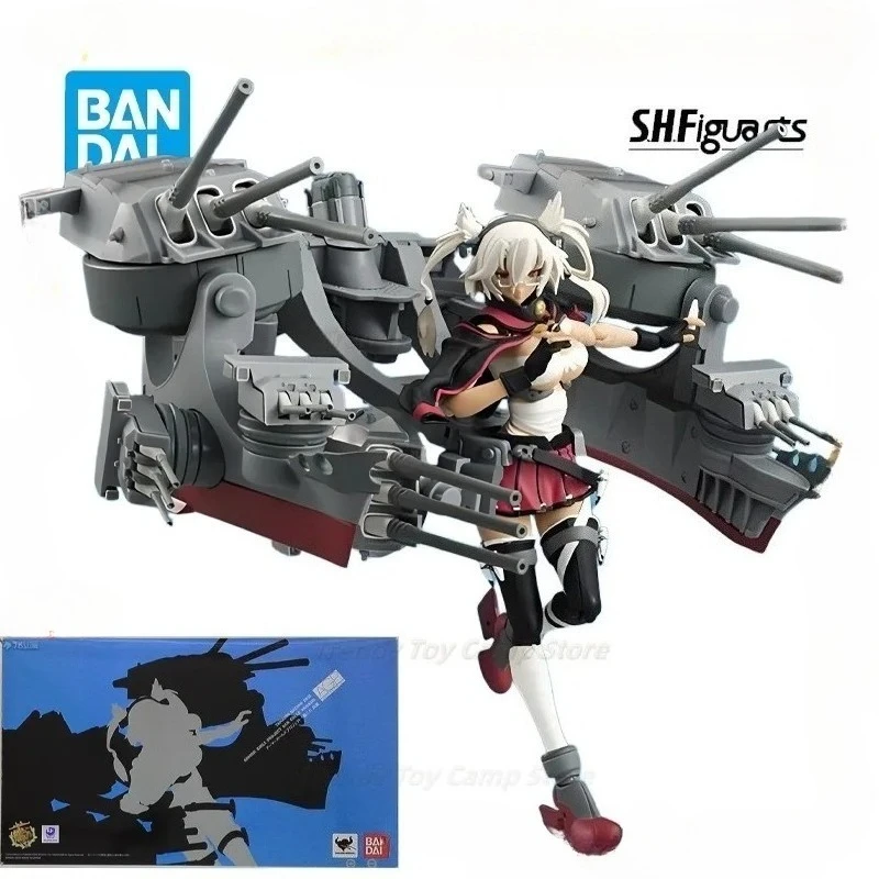 Oryginalna figurka anime Bandai ARMOR GIRLS PROJECT Ship Girl Bi Rui, model kolekcjonerski, ozdoby, prezenty dla chłopców