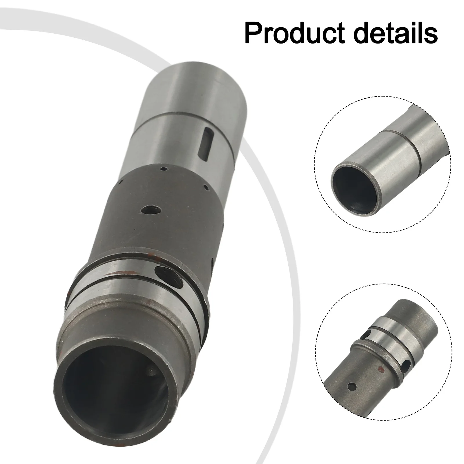 For Construction Projects Electric Hammer Cylinder Electric Hammer Cylinder Assembly Silver Color Spare Parts For Power Tool