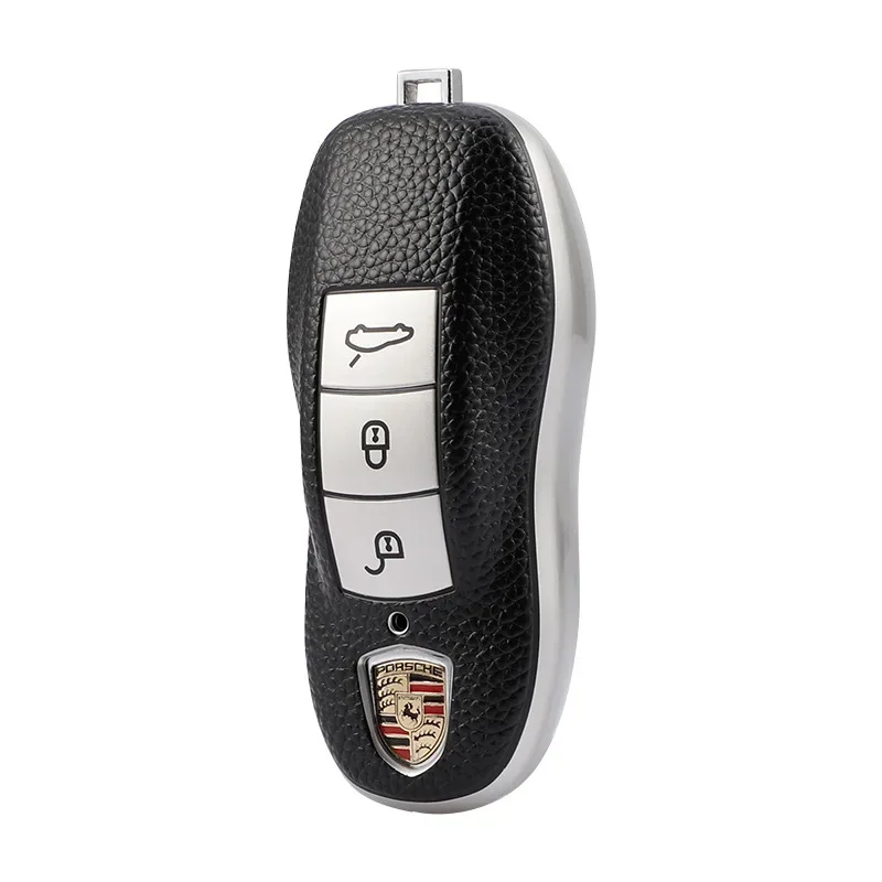 Porsche Key Case Protective Cover For Cayenne Pamela Laura Marella 911 718 Old Model Car Key Cover