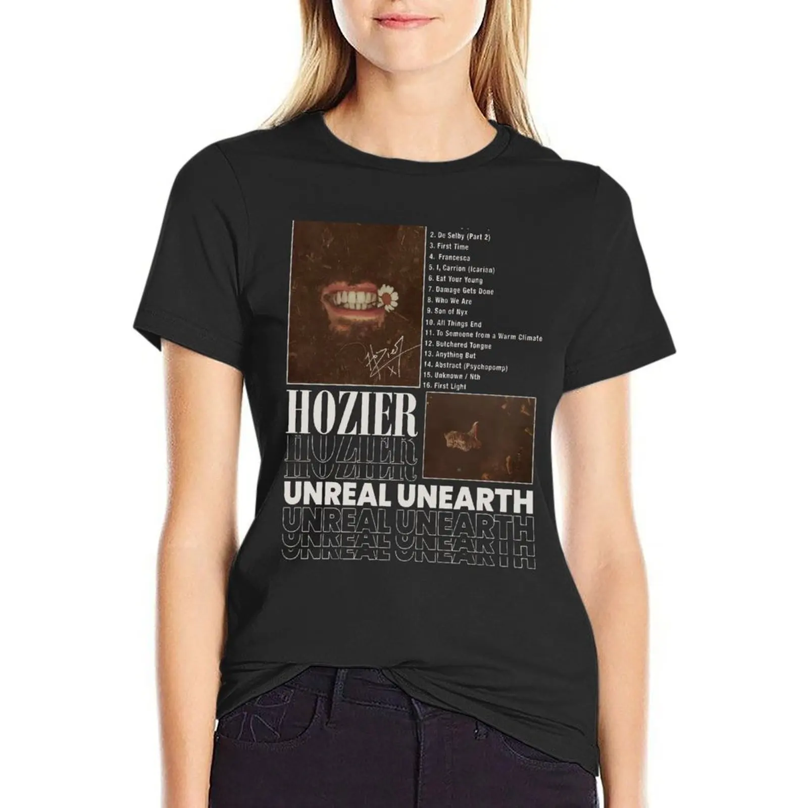 UnReal UnEarth Hozier Music T-Shirt anime clothes hippie clothes animal prinfor tops graphic t-shirts for Women