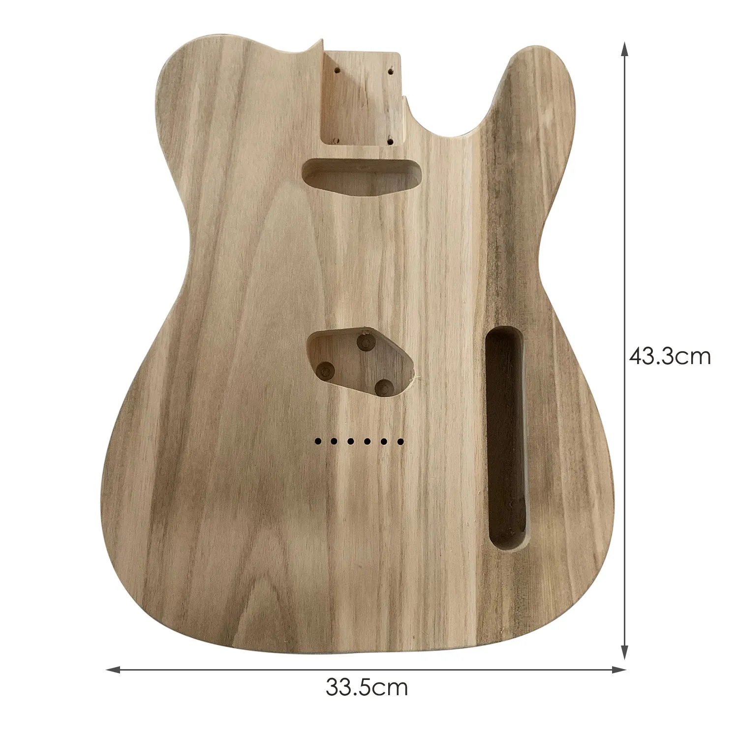 Gitarrenkorpus Ahornkappe DIY E-Gitarre Ersatzteile für unvollendete TL E-Gitarre