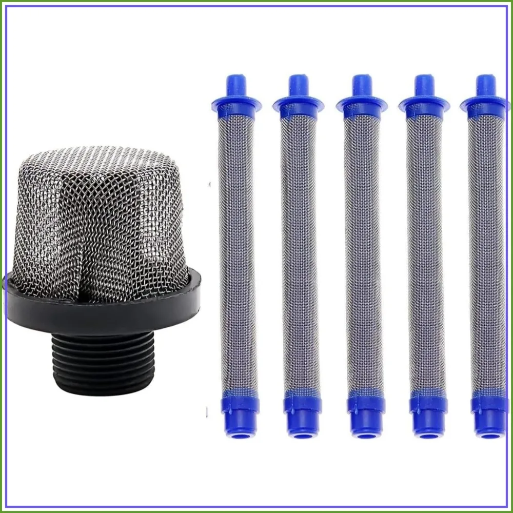 3/4-Inch Inlet Strainer & 60 Mesh Gun Filter Set for Airless Paint Sprayers
