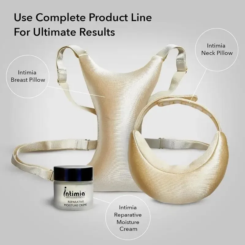 منصات الثدي المضادة للتجاعيد للنوم قابلة للغسل ولا تسبب الحساسية وتقليل تجاعيد الثدي وسادة تجاعيد الصدر لدعم الثدي