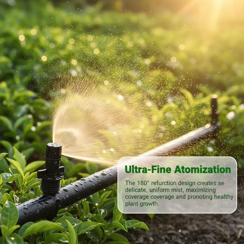 G1/2 180° Spray Nozzle 30Pcs Fan Type Sprinkler Head Universal Fit for Garden Lawn Agricultural Irrigation