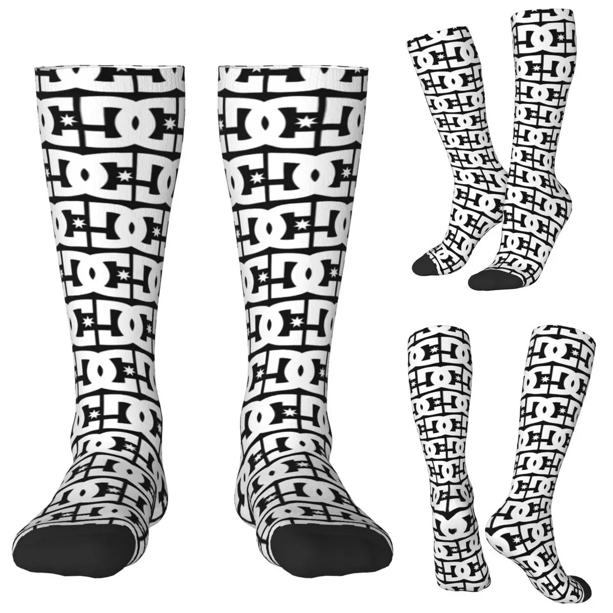 

DC Shoe Co Socks Harajuku Stockings All Season Long Socks Accessories for Man Woman Christmas Gifts