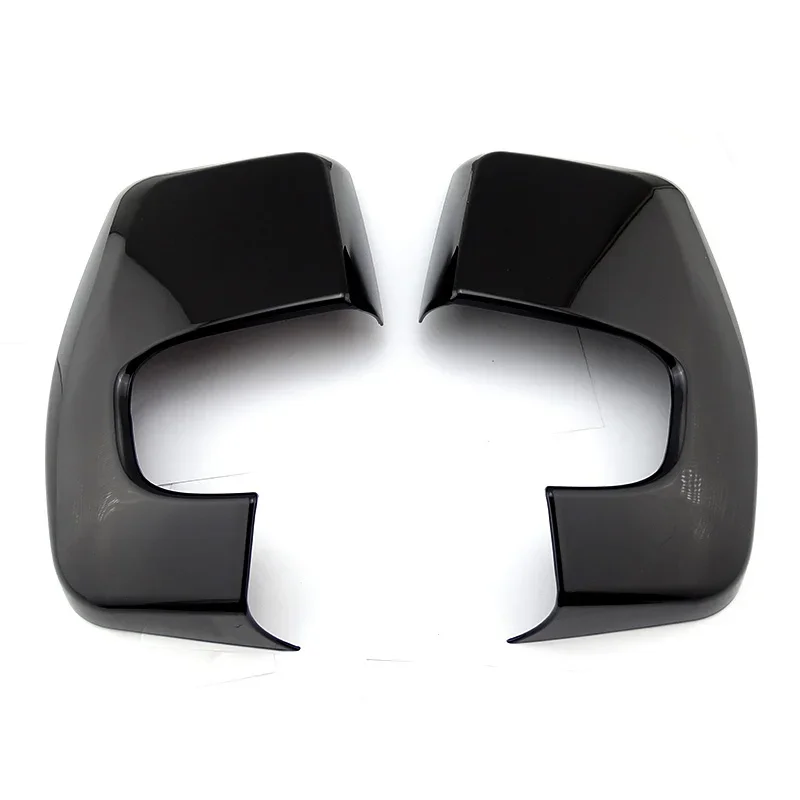 

3D Chrome Car Exterior Accessory Decoration Black Carbon Fiber Rear View Side Mirror Cover Cap for FORD TRANSIT CUSTOM 2012-2020