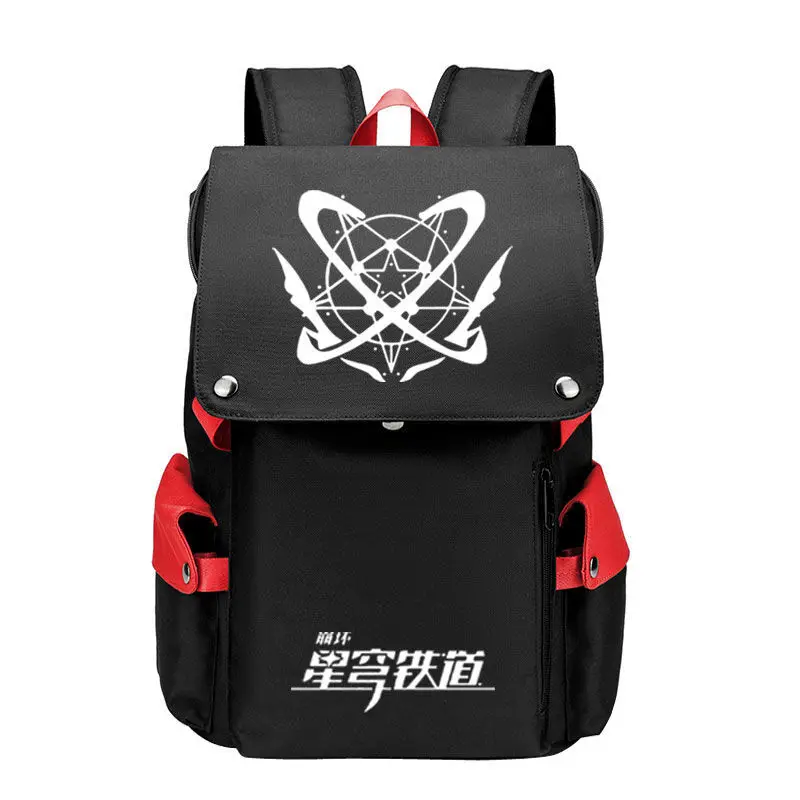 Anime Honkai Impact 3 Book For Middle And High School Students Star Rail Advance March 7 Double Shoulder Bag Trendy Large Anime