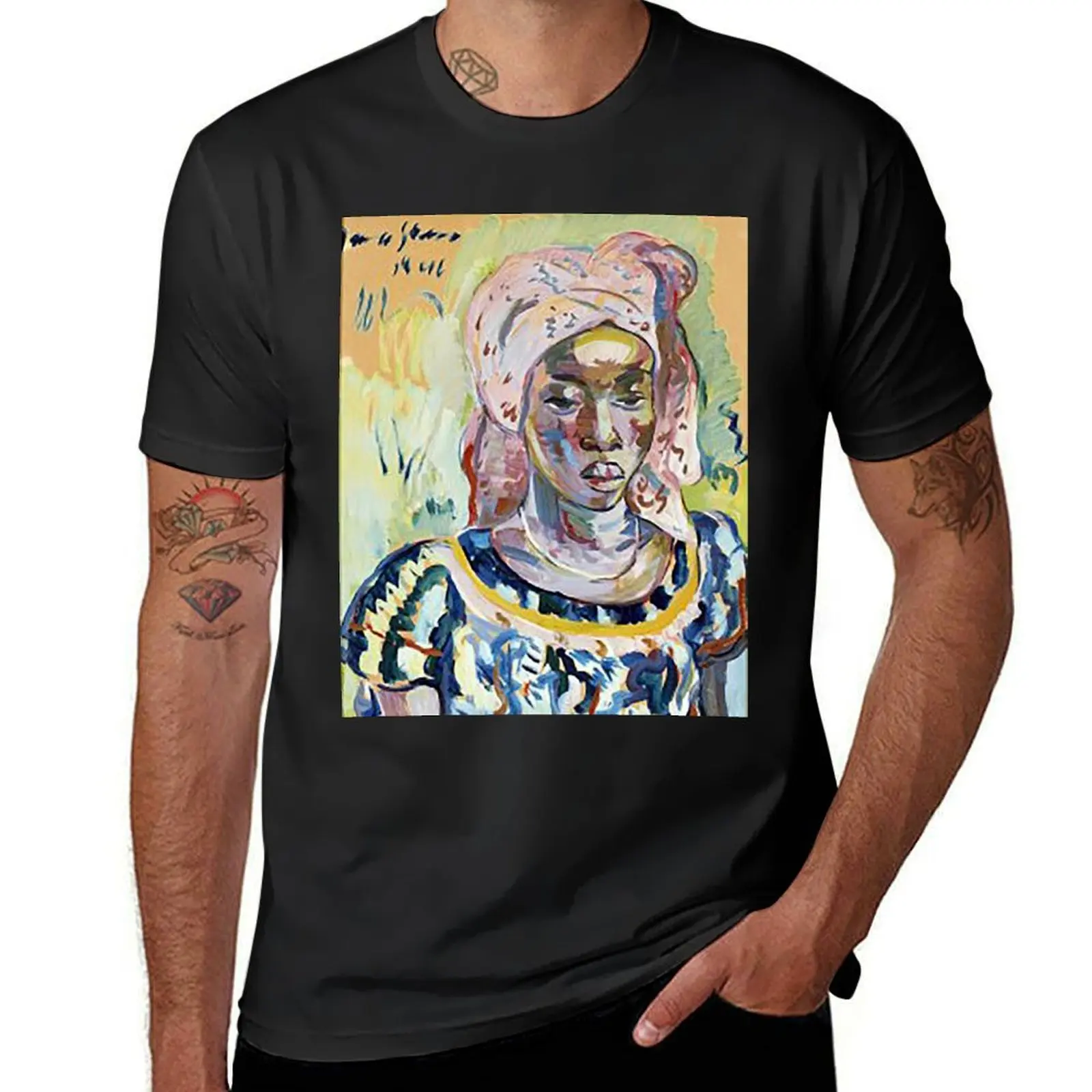 Congolese Woman - Irma Stern T-Shirt summer tops new edition kawaii clothes Aesthetic clothing men t shirts