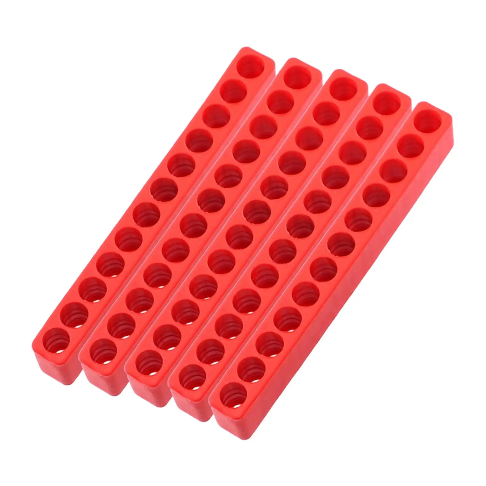 Rubber Screwdriver Bit Holder Storage Rack Hex Shank Slot Strip for Impact Driver Bit Organization