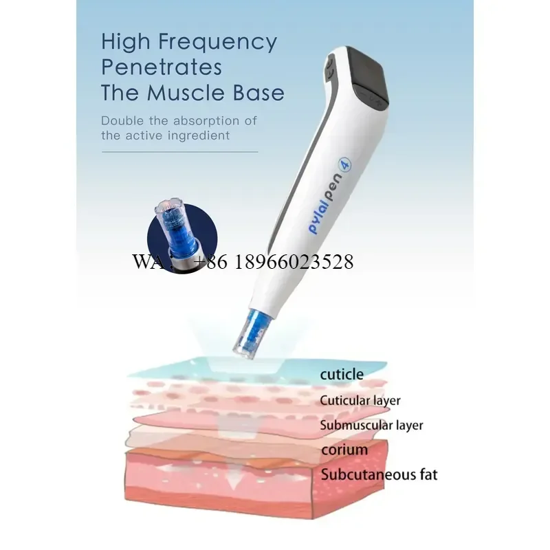 WMWMNU Portable Handheld Facial Tool Digital Display Nanometer for Pen 4 Wrinkle Removal Lifting